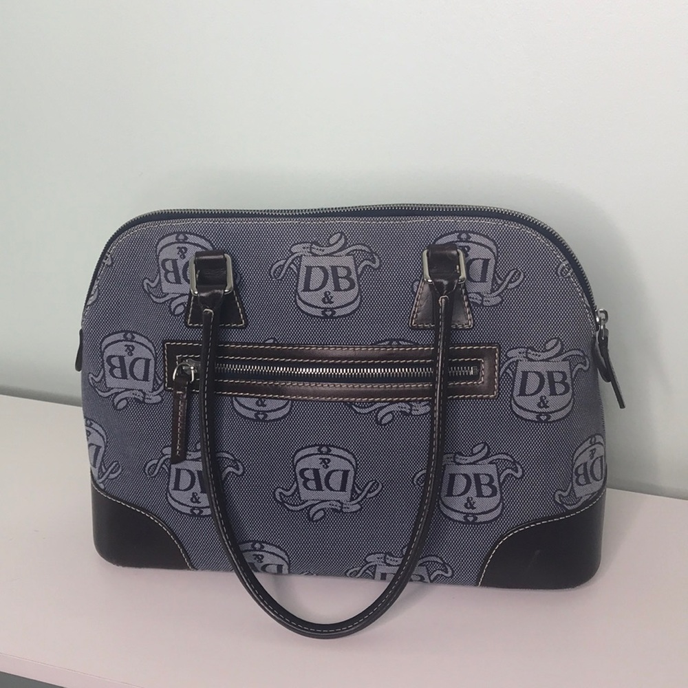 Dooney & Bourke Signature Zip Satchel Handbag